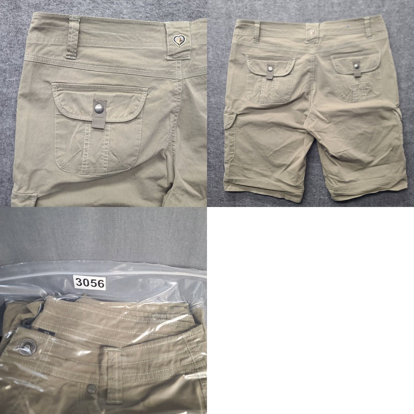 Vintage Kuhl Shorts Womens 10 Renegade Cargo Relaxed Fit Utility Outdoors Hiking Beige Cotton Nylon Spandex Blended Fabric Pockets Quick Dry Size 32" / US 10 / IT 46 - 9 Thumbnail