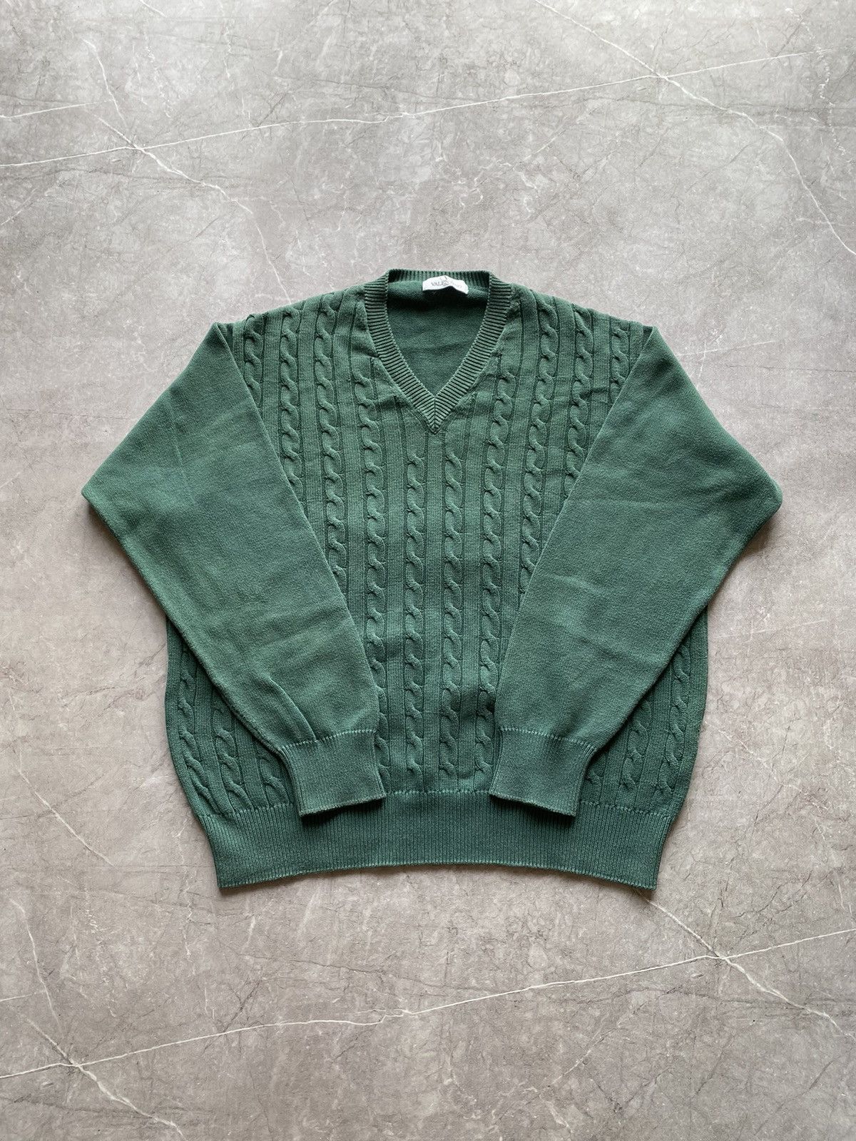 Valentino Vintage Y2K Valentino Sport V-Neck Sweater Made in Italy Size US L / EU 52-54 / 3 - 2 Thumbnail