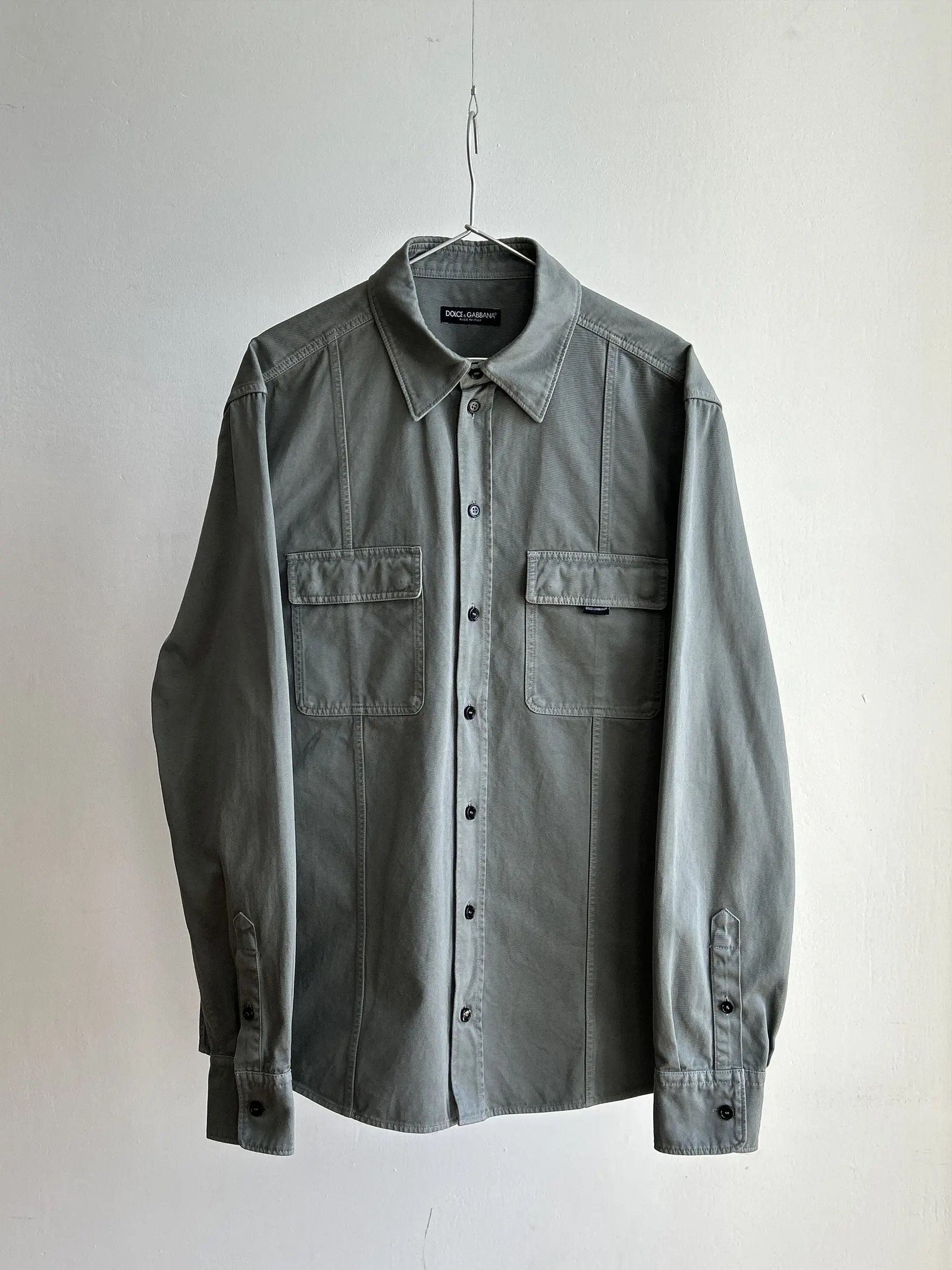 Dolce & Gabbana DOLCE GABBANA Shirt Seam Detail S/S 2024 Jacket Heavy E0449 Size US M / EU 48-50 / 2 - 2 Thumbnail