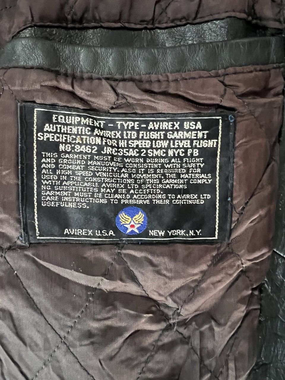 Avirex Avirex USA Leather Biker Jacket – XL – Made in Korea – 1990s Size US XL / EU 56 / 4 - 4 Thumbnail