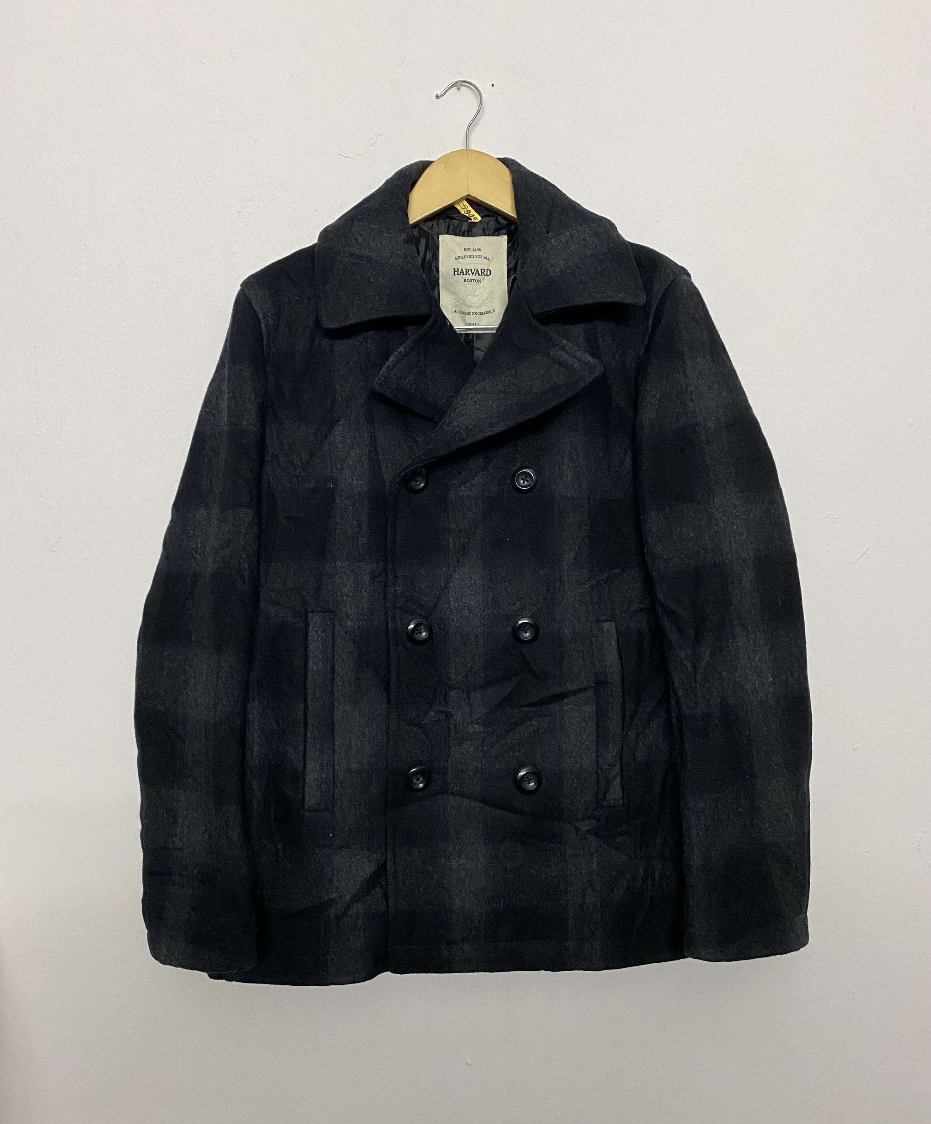 Other Havard Hoston Double Breast Checkered Wool Jacket Size US S / EU 44-46 / 1 - 1 Thumbnail