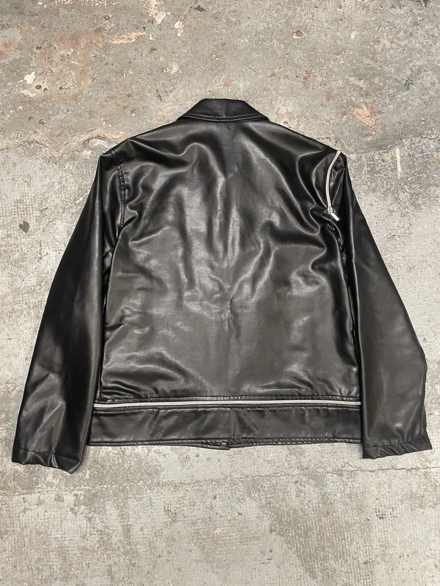 Versace 2000s Versace Multi Zips Black Eco Leather Jacket Size US M / EU 48-50 / 2 - 6 Thumbnail
