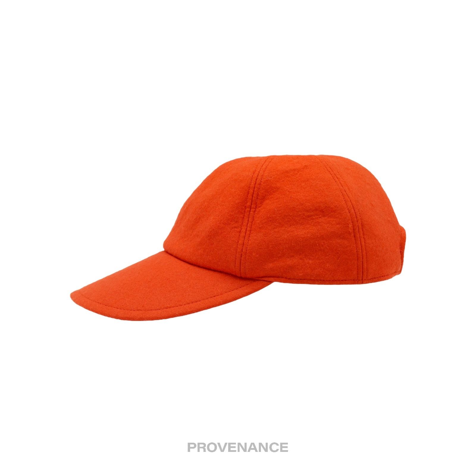 Dior 🔴 Christian Dior CD Wool Blend Cap Hat - Orange Size ONE SIZE - 4 Thumbnail