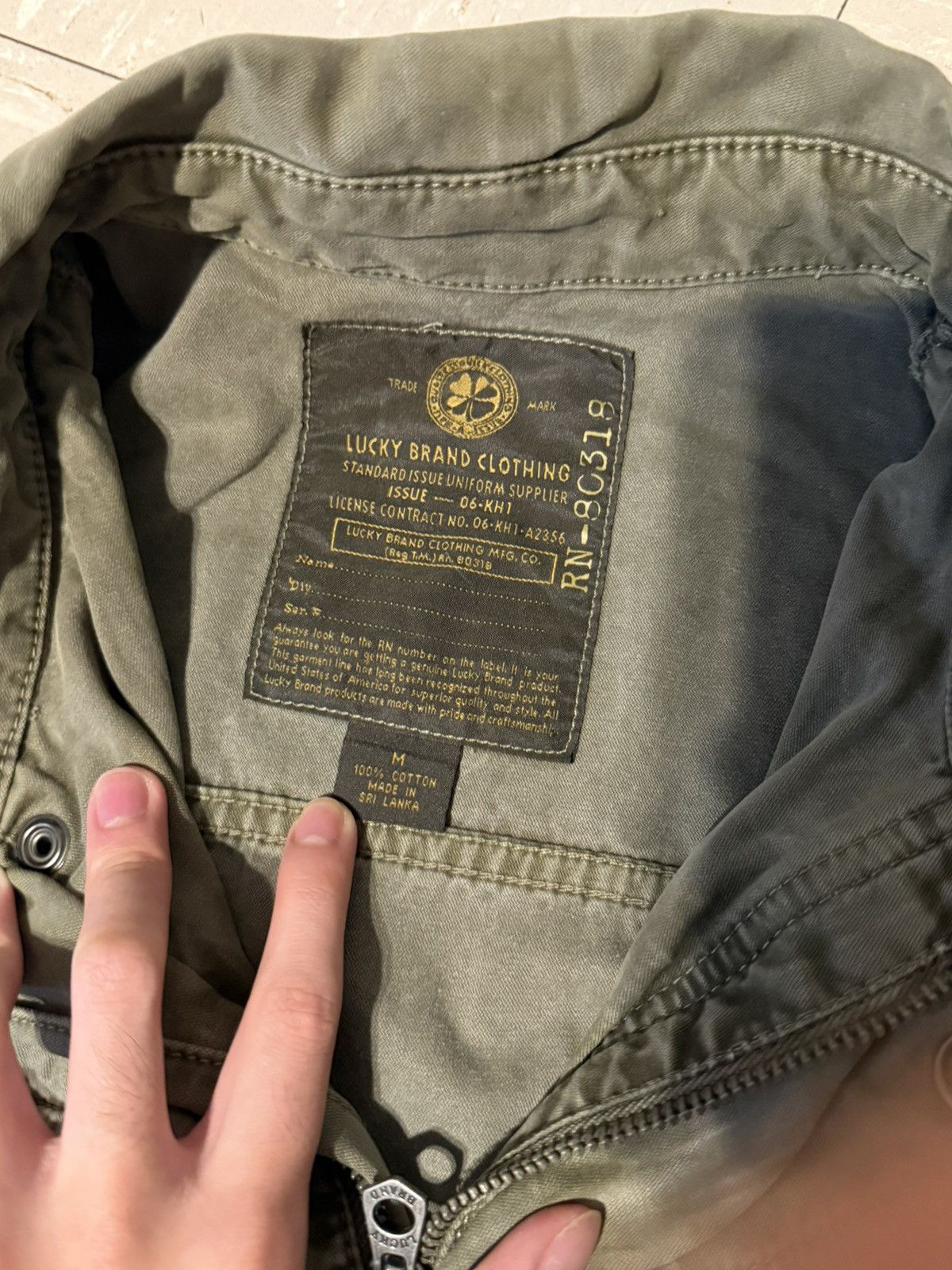 Lucky Brand Lucky Brand vintage olive field jacket Size US M / EU 48-50 / 2 - 3 Thumbnail