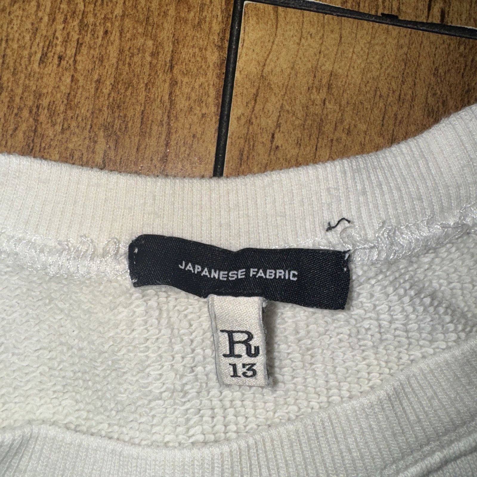 Japanese Brand × R13 R13 Nirvana Never Mind Crewneck Sweater White 24x22 Med Size M / US 6-8 / IT 42-44 - 5 Thumbnail
