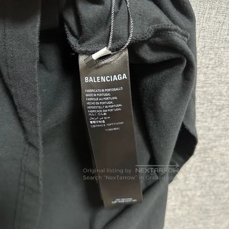 Balenciaga Balenciaga Letter print round neck short sleeve Size US S / EU 44-46 / 1 - 4 Thumbnail