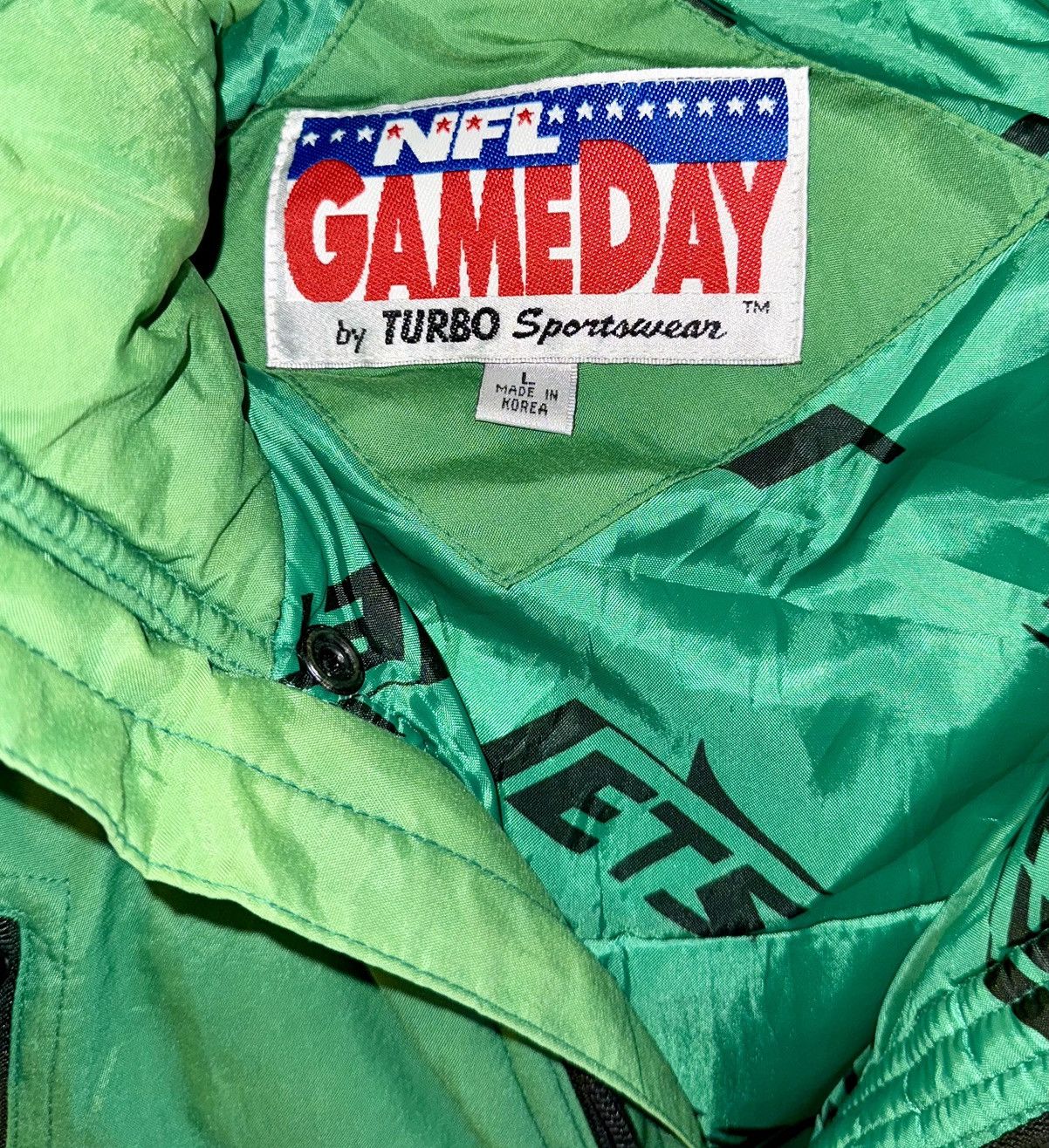 NFL Jets GameDay “Starter” vibes really njce condition warm Size US L / EU 52-54 / 3 - 4 Thumbnail