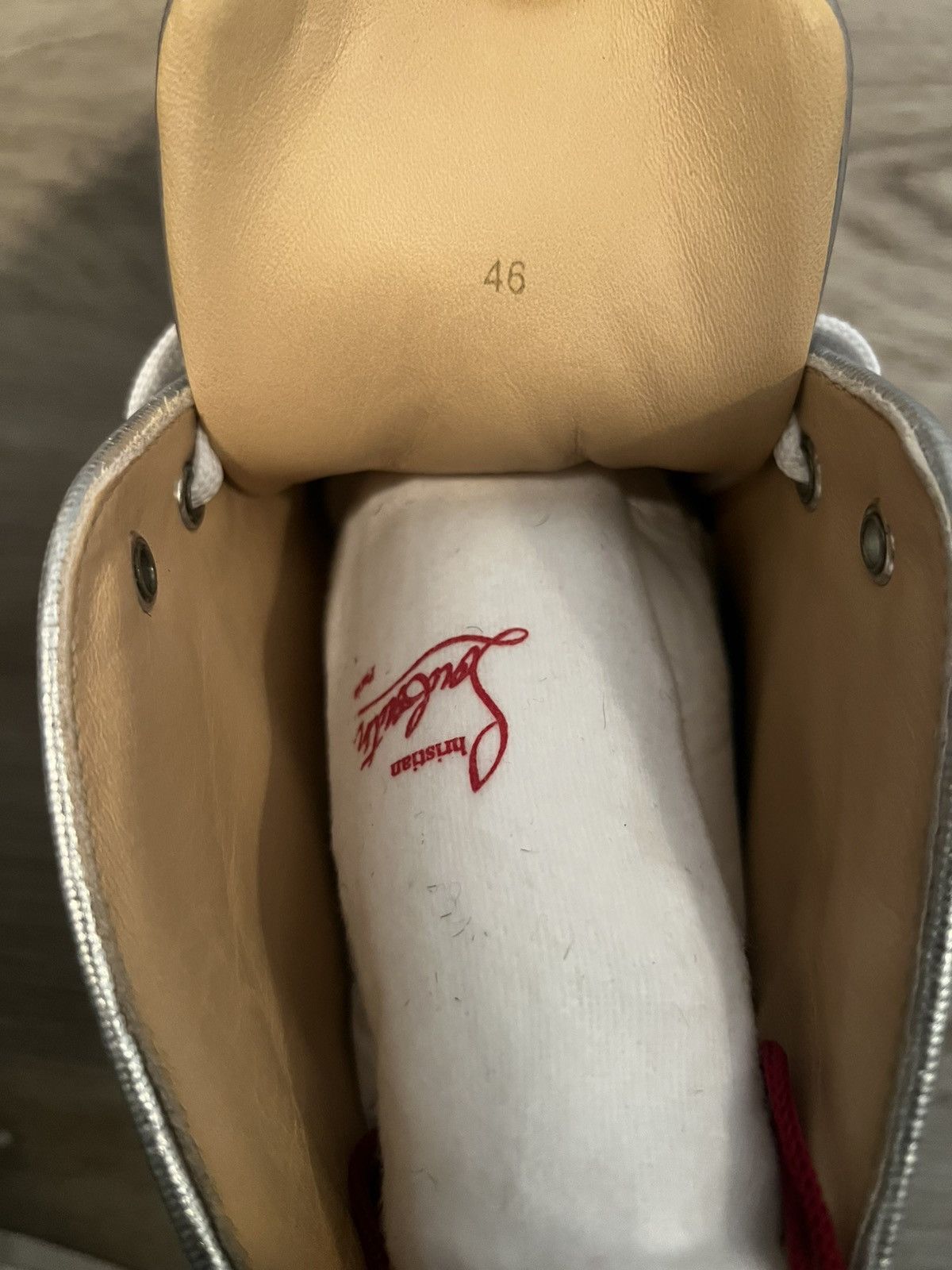 Christian Louboutin Christian Louboutin Louis Orlato Flat Calf Nirvana/GG Size US 13 / EU 46 - 6 Thumbnail