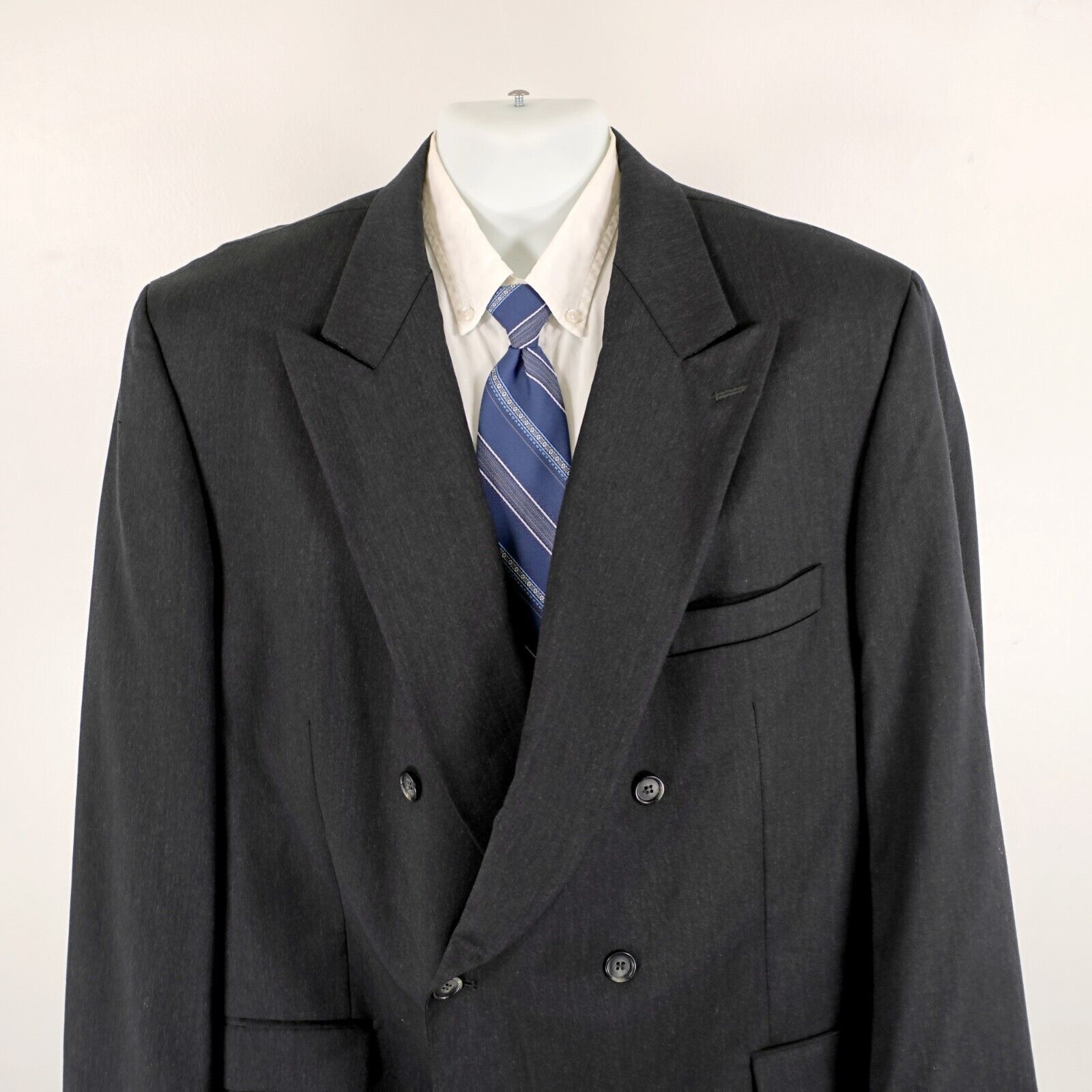 Joseph & Feiss International Wool Black 50L Double Breasted