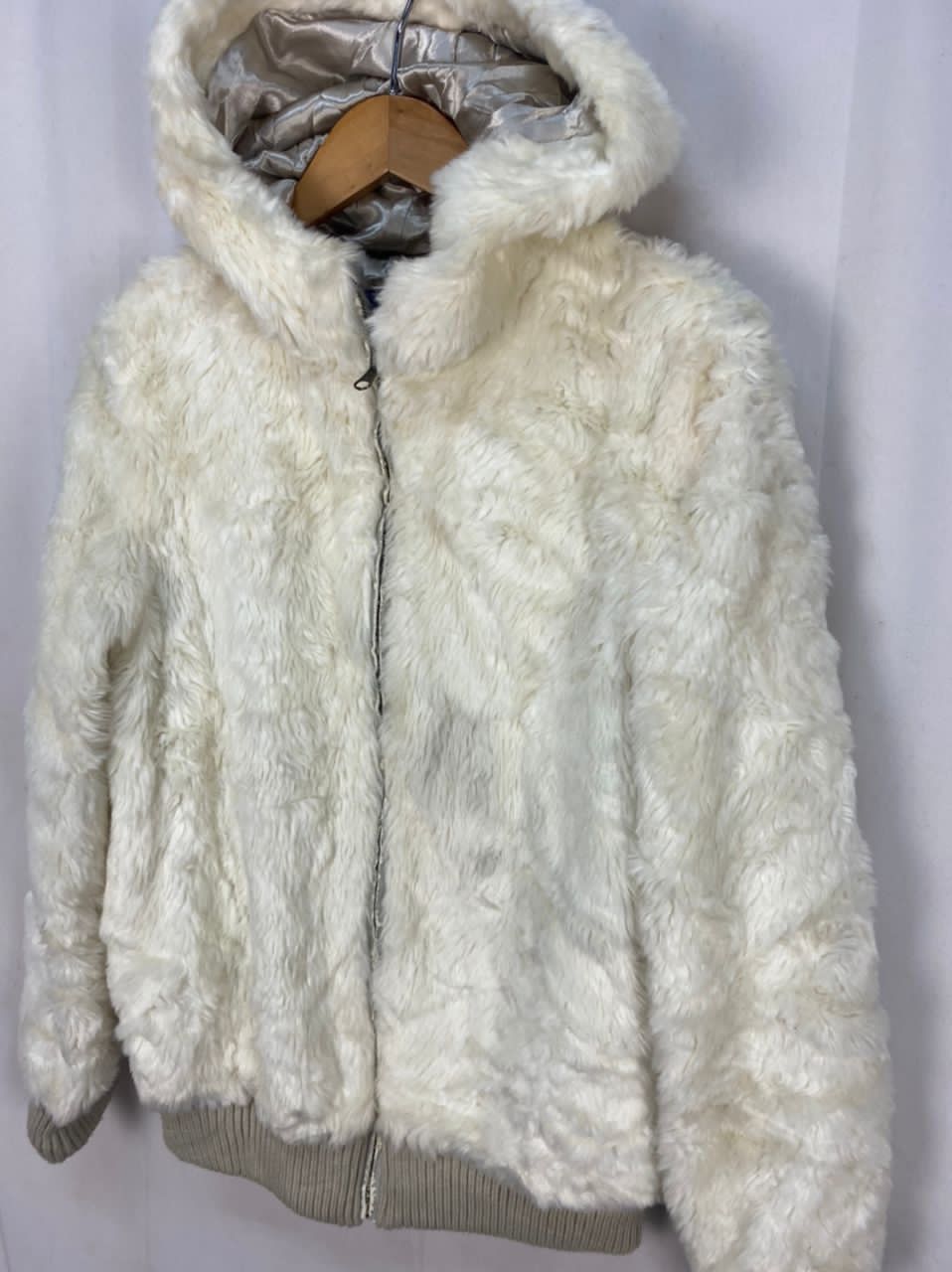 Other Natural couture fur hoodie zipper jacket Size US S / EU 44-46 / 1 - 4 Thumbnail
