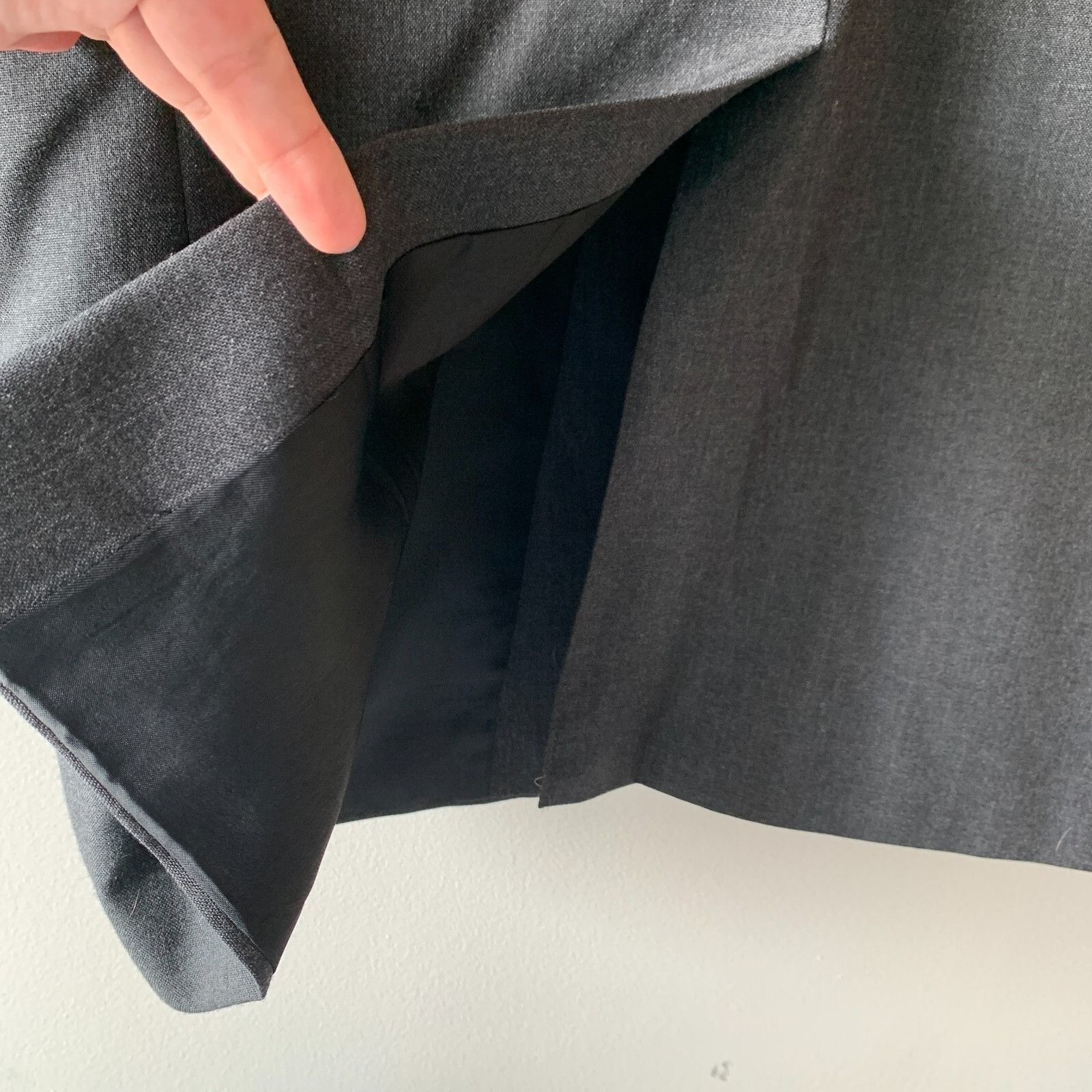 Other Kuppenheimer Executive Wool Blazer Men's 44R Solid Gray Suit Size 44R - 9 Thumbnail