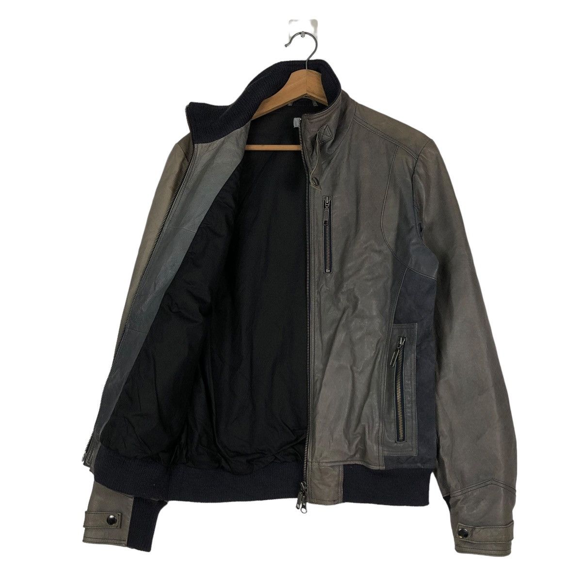 Japanese Brand 🔥VINTAGE CROPPED BIKER LEATHER JACKET PIGSKINS LIDAH JAPAN Size US S / EU 44-46 / 1 - 13 Thumbnail