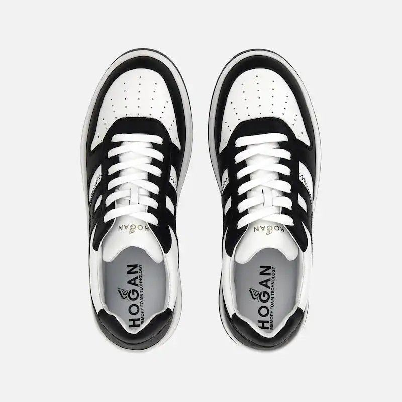 Hogan o1s22i1n1024 H630 Sneakers in Black White Size US 10 / EU 43 - 4 Thumbnail