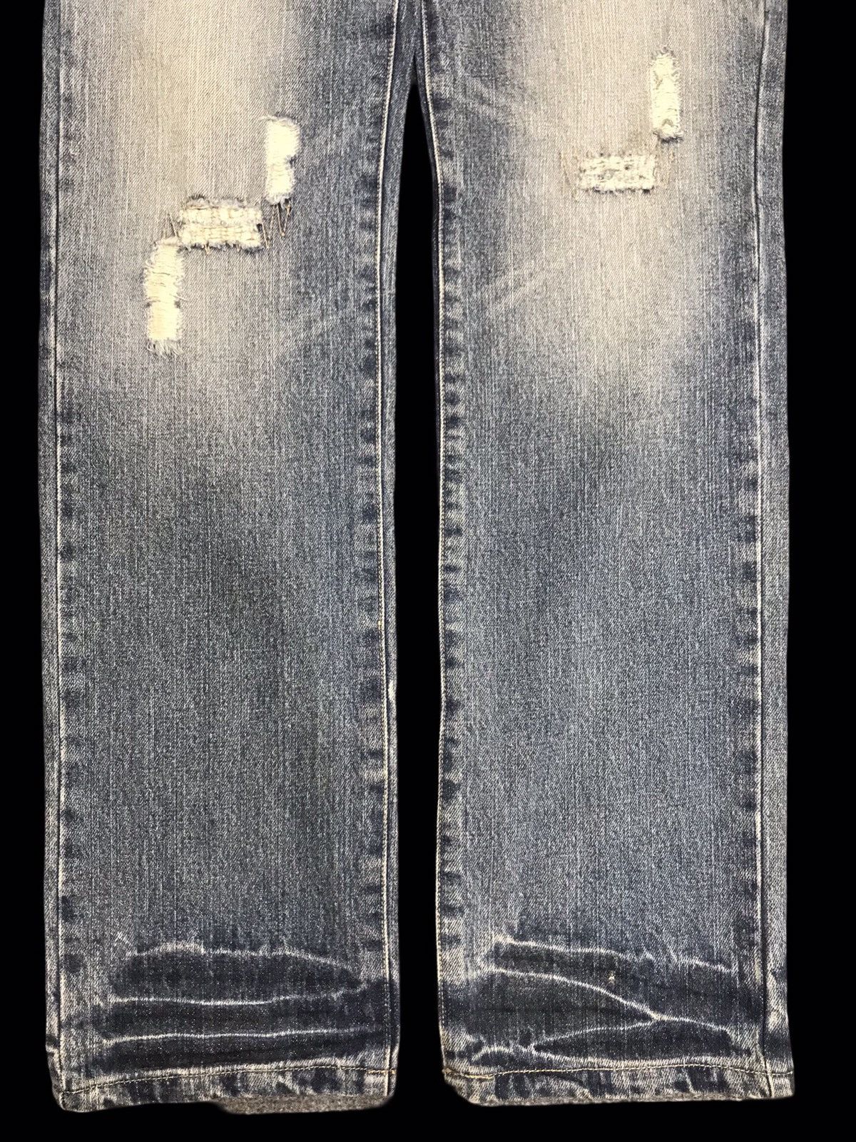 Japanese Brand 💥 Double Waist💥ZEROSAIL Designer Japan Punk Denim F152 Size US 32 / EU 48 - 7 Thumbnail