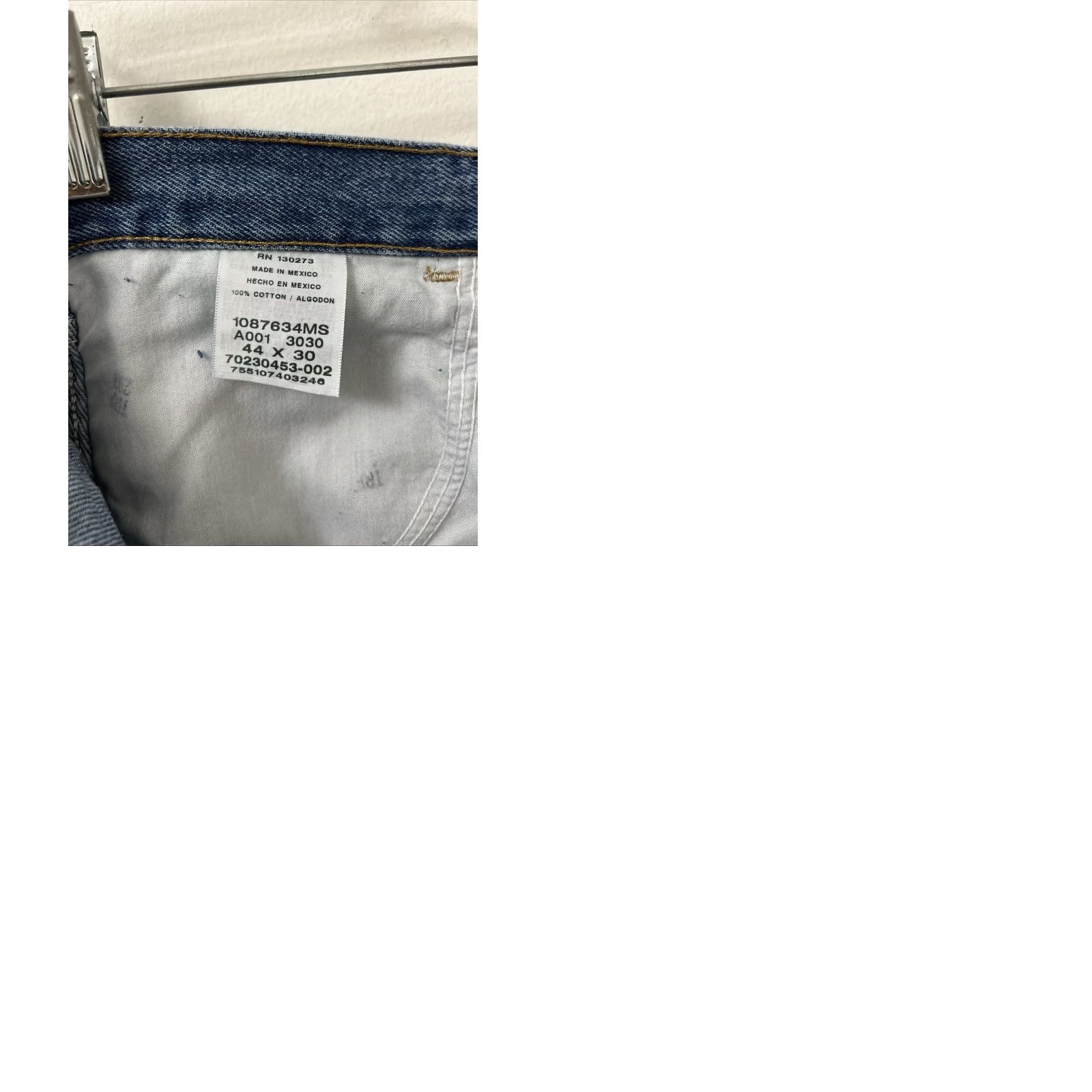 Wrangler Wrangler Rustler Jeans Mens 44x30 Light Wash Relaxed Fit Heavyweight Denim NWT Size US 44 / EU 60 - 9 Thumbnail