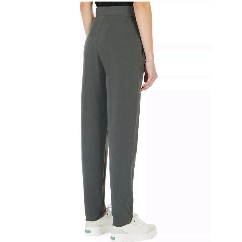 Max Mara Max Mara Leisure Pesca Cotton Jersey Joggers in Khaki Sz M Size 32" / US 10 / IT 46 - 5 Thumbnail