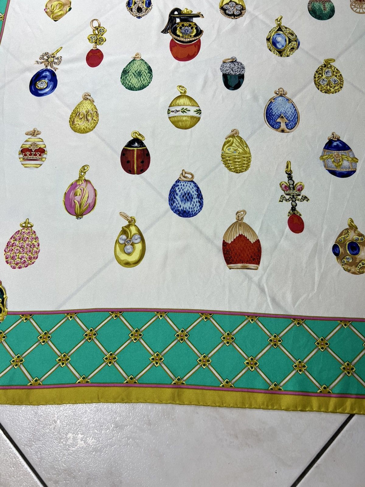 Vintage Vintage 90s Mantero VIII Collection silk handkerchief scarf Size ONE SIZE - 8 Thumbnail