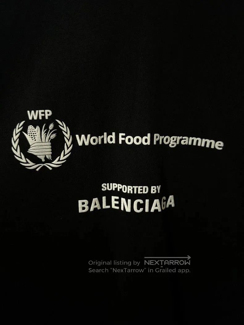 Balenciaga Balenciaga WFP Charity Wheat Ear SS Tee. Size US S / EU 44-46 / 1 - 3 Thumbnail