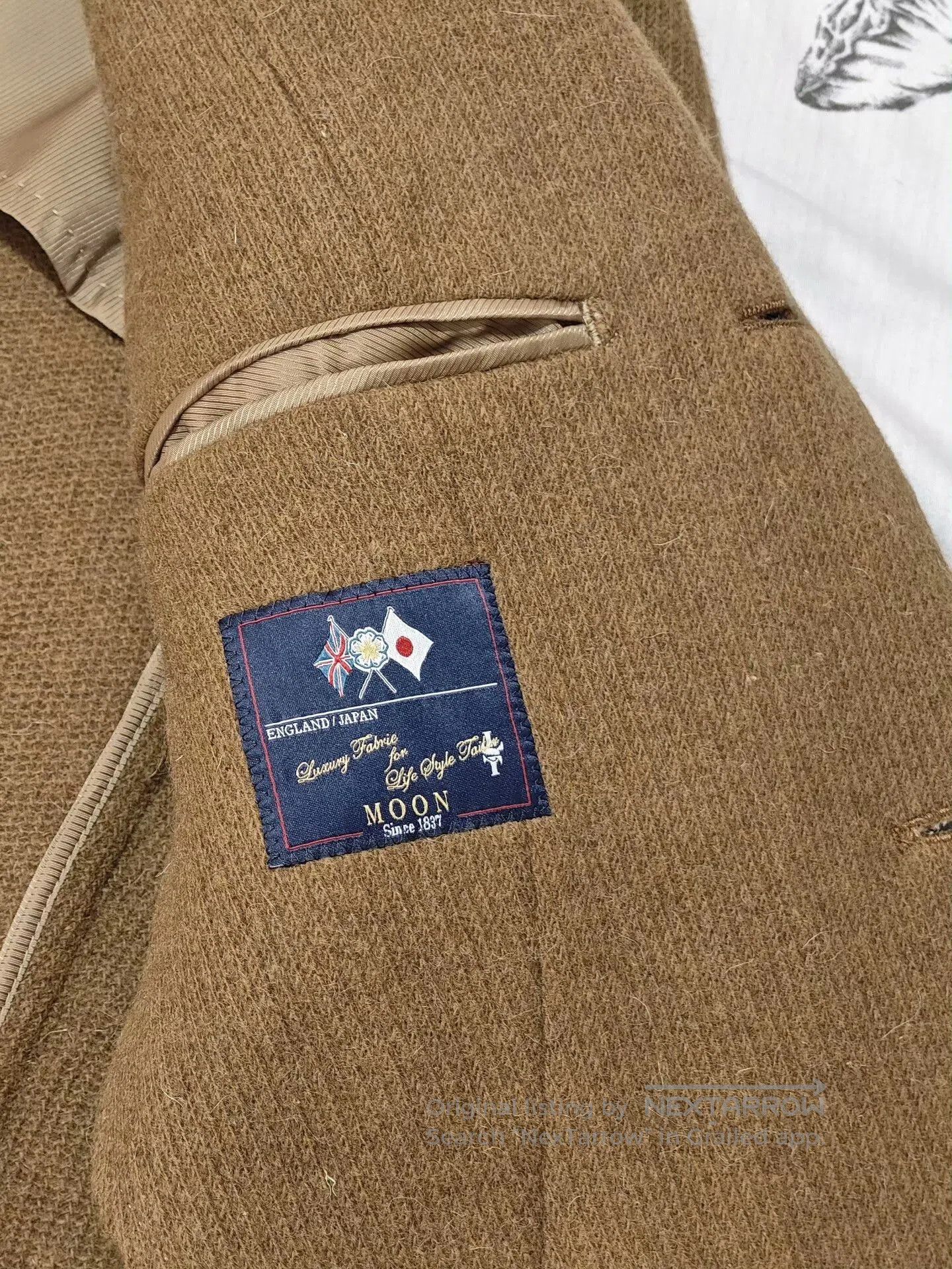 URBAN RESEARCH DOORS Moon Tweed Blazer Jacket. Size US M / EU 48-50 / 2 - 8 Thumbnail