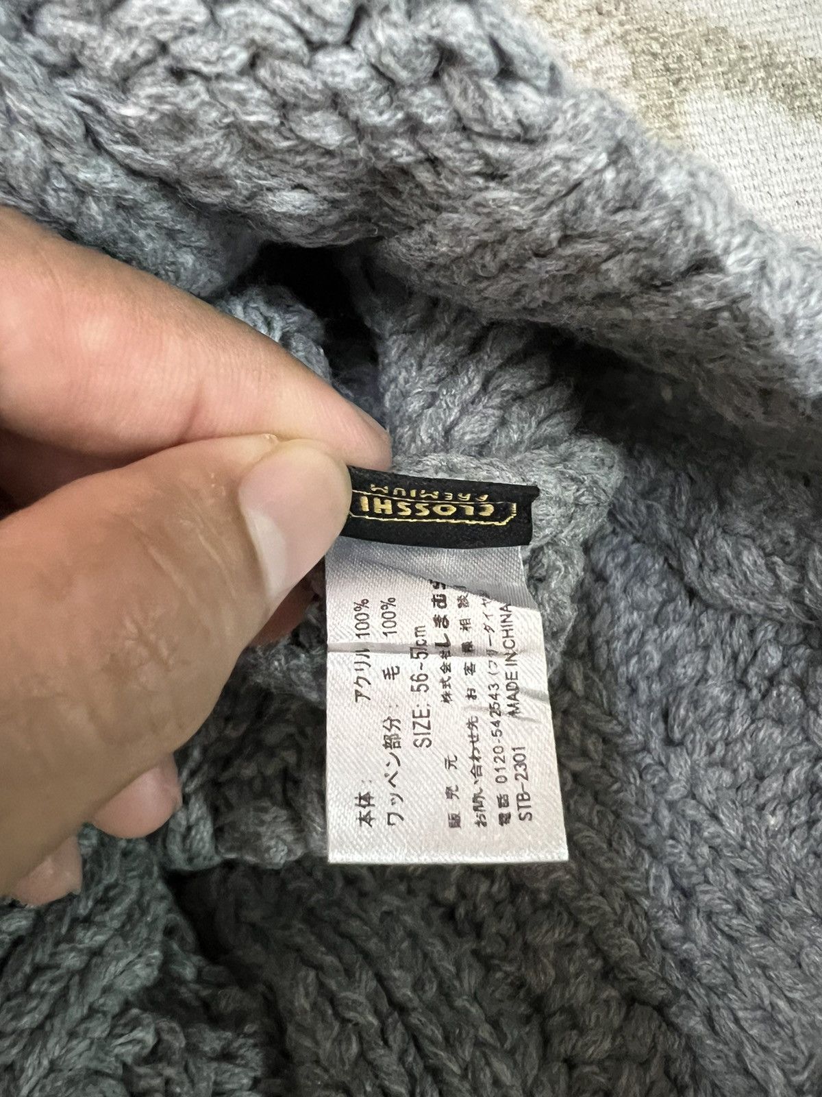 Harris Tweed Japanese Brand Harris Tweed Crochet Beanie Hats Size ONE SIZE - 7 Thumbnail