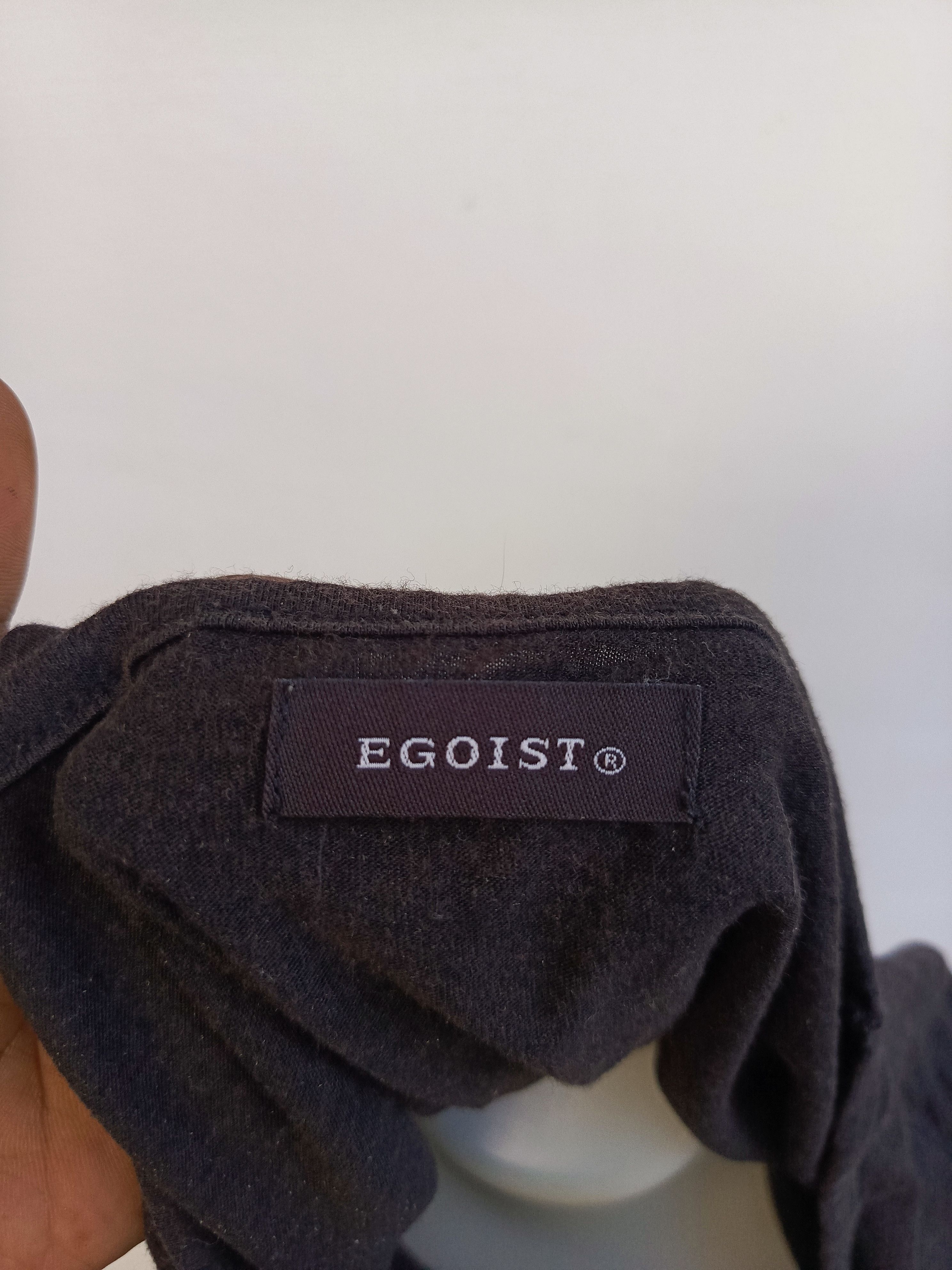Japanese Brand Egoist Black Logo T-Shirt Simple Japanese Casual Tee Size M / US 6-8 / IT 42-44 - 6 Thumbnail