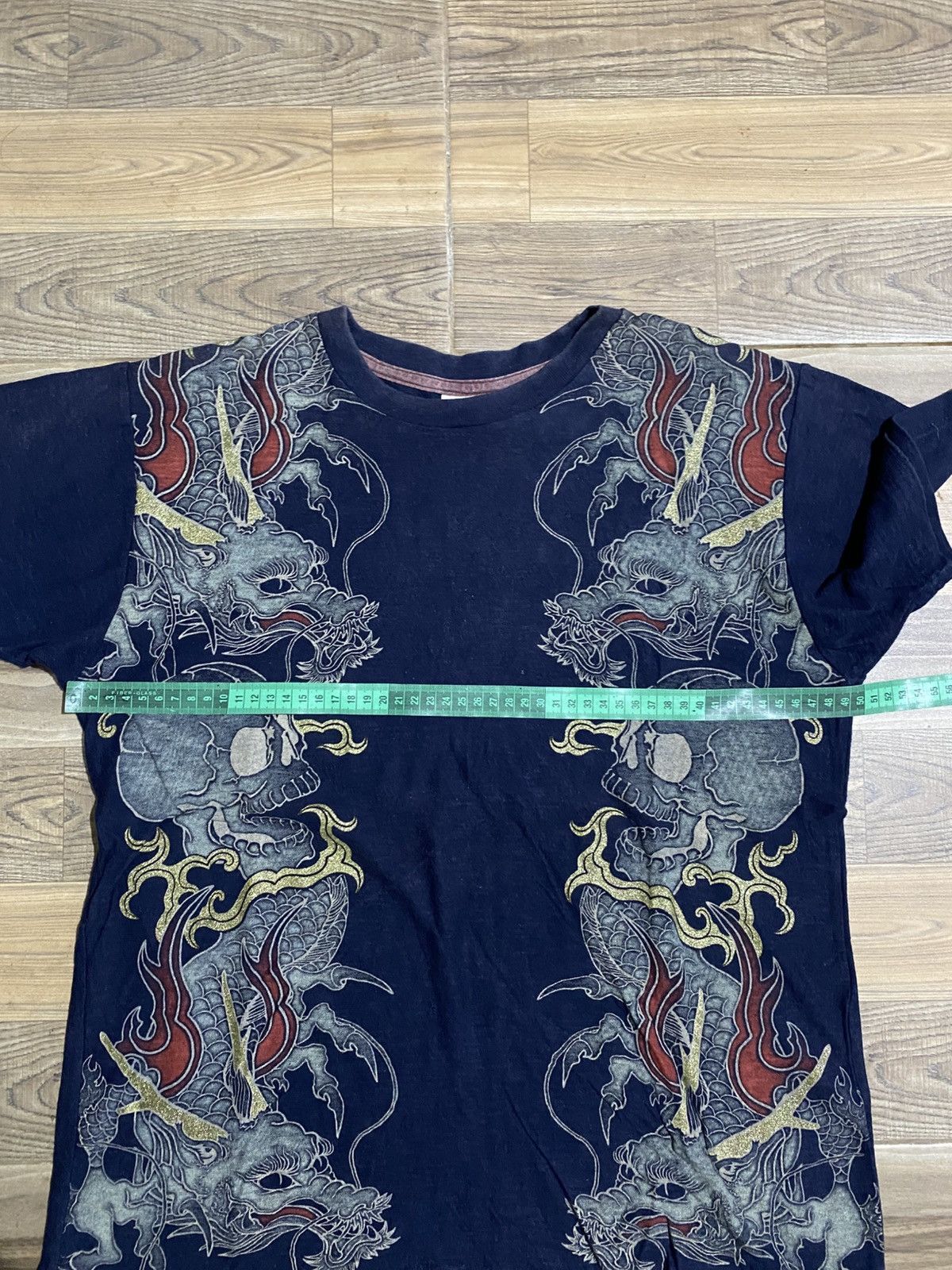 Japanese Brand STRANGE HEAVEN FADED SKULL SHORT TEE Size US M / EU 48-50 / 2 - 10 Thumbnail