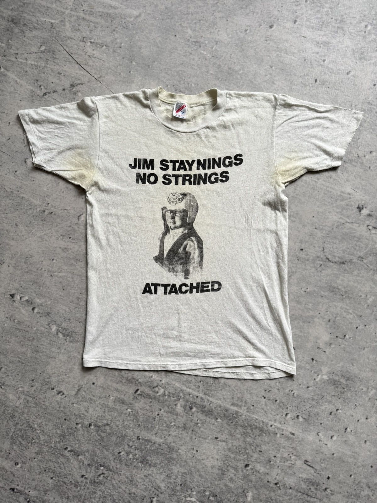 Jerzees × Vintage Vintage Jerzees Very rare 80s tee Jim Staynings Tour 88/89 Size US L / EU 52-54 / 3 - 1 Thumbnail