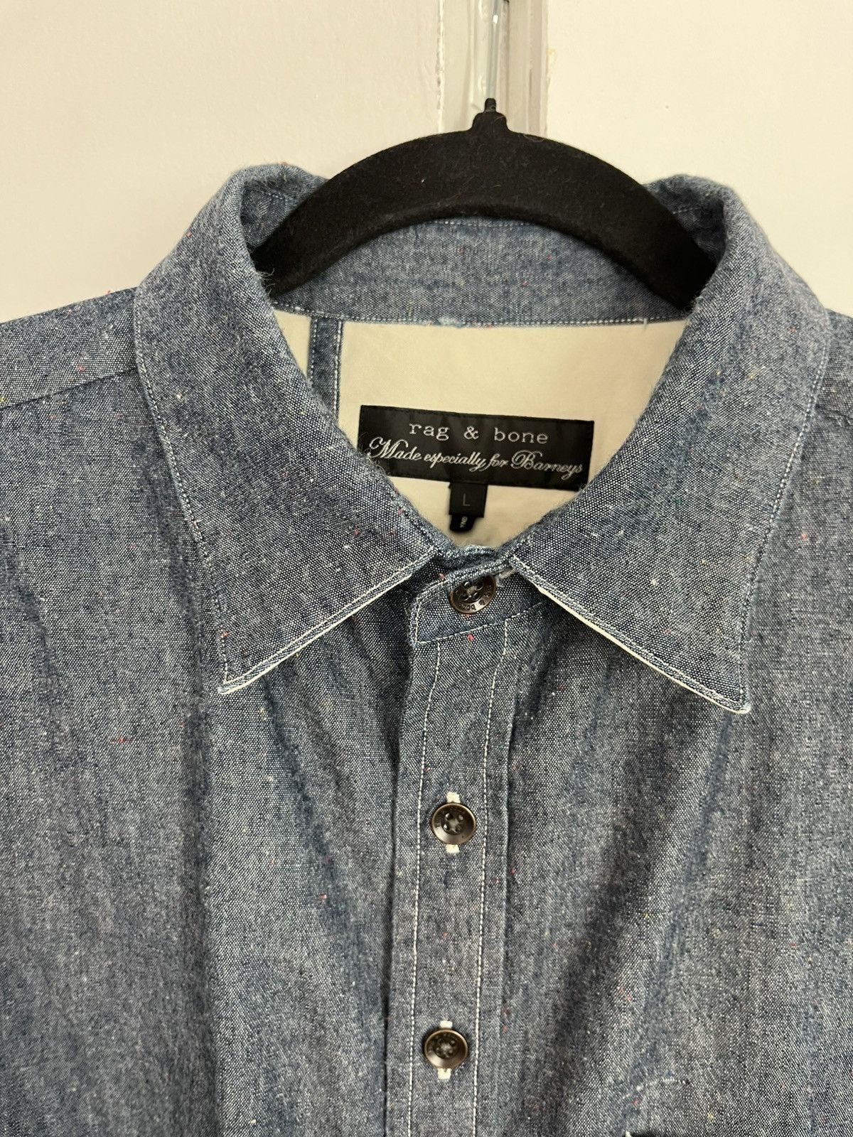 Rag & Bone Rag & bone blue casual button down shirt Size US L / EU 52-54 / 3 - 2 Thumbnail