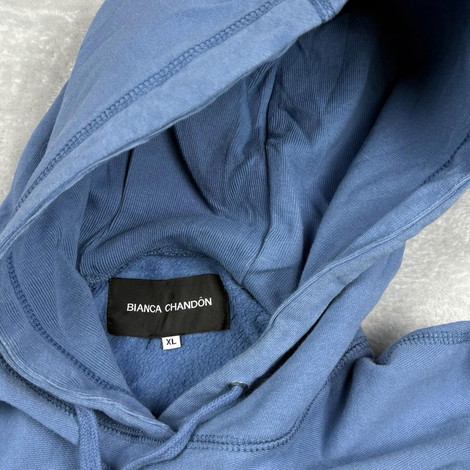 BIANCA CHANDON Bianca Chandon LOVER Hoodie Light Blue Men XL Made in Canada Size US XL / EU 56 / 4 - 4 Thumbnail
