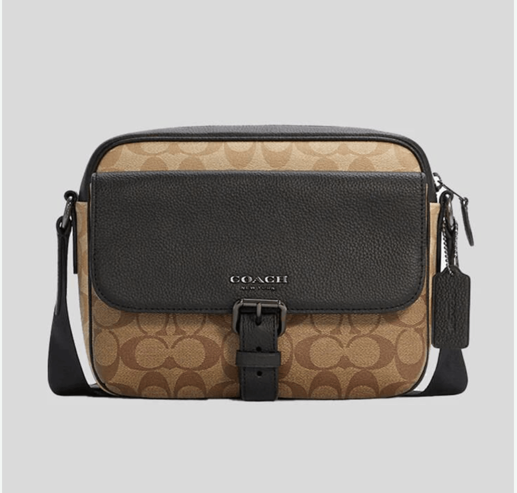 Coach Hudson Crossbody Bag In Blocked Signature Canvas C6080 Size ONE SIZE - 9 Thumbnail