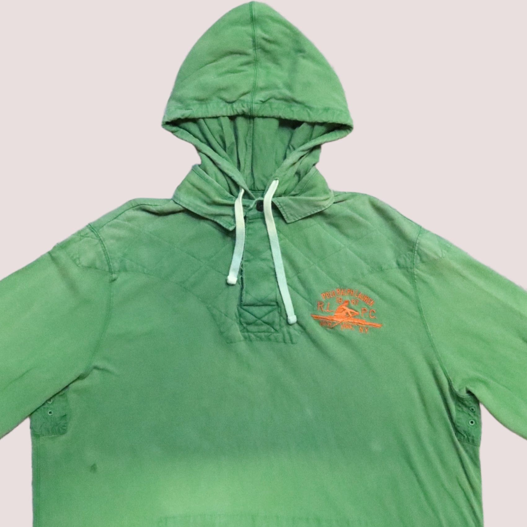 Polo Ralph Lauren Vintage Polo Ralph Lauren Hoodie Sweatshirt RLPC Polo Club XL Green Polo Ralph Lauren Hoodie Sweatshirt Mens XL Green era 90s Size US XL / EU 56 / 4 - 1 Thumbnail