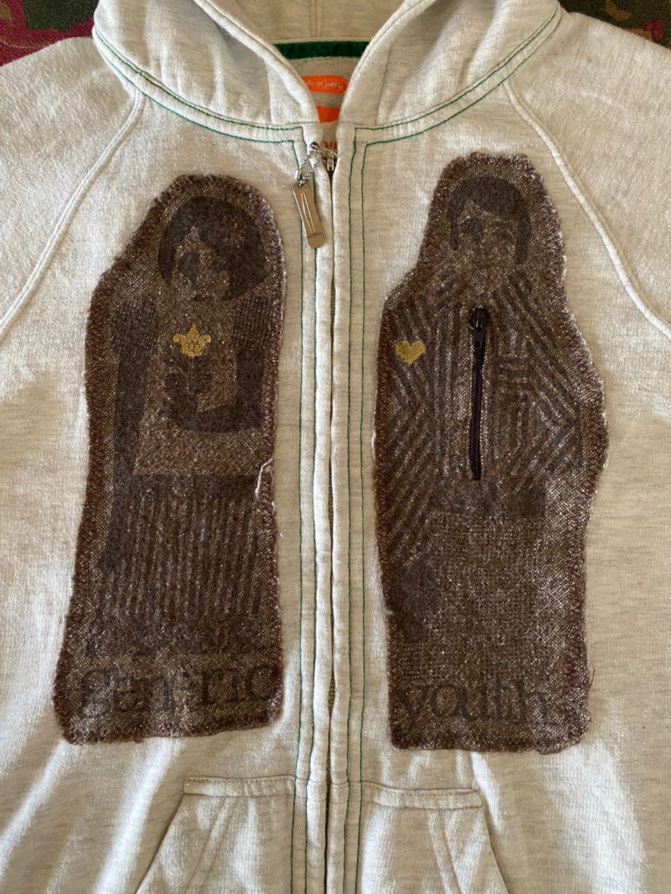 Hysteric Glamour × Vintage Vintage Generic Youth Zipper Hoodie Art Design Style Size US S / EU 44-46 / 1 - 3 Thumbnail