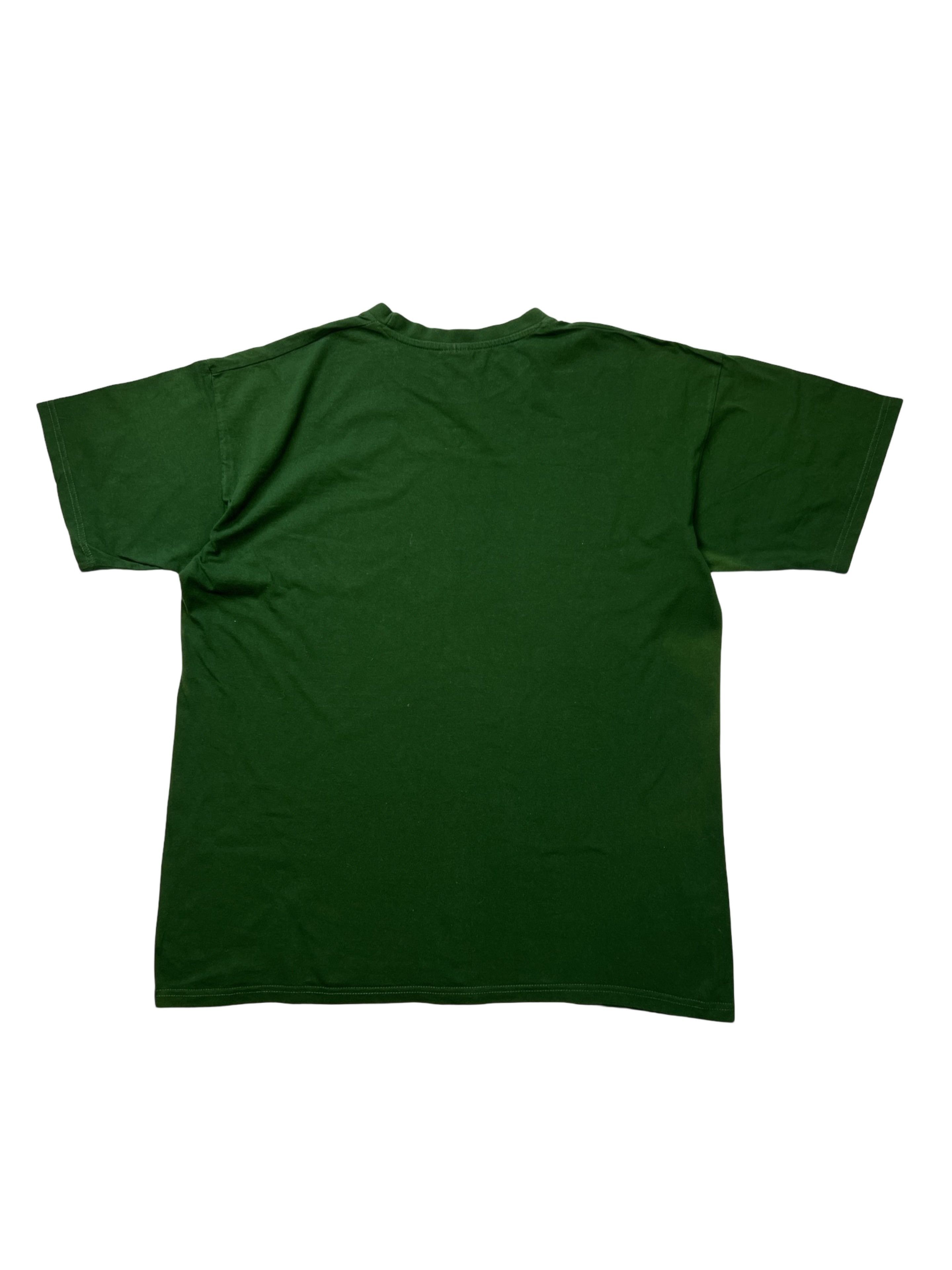 Vintage Fuck Google Ask Me Green Printed Tee Size US XL / EU 56 / 4 - 2 Thumbnail