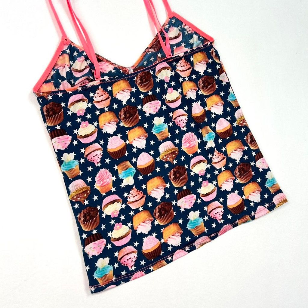 Vintage y2k euro blue cupcake and star print tank top Size M / US 6-8 / IT 42-44 - 6 Thumbnail