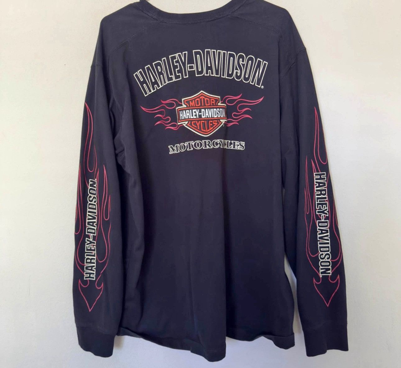 Harley Davidson Vintage 2000s Harley Davidson long sleeve Size US XXL / EU 58 / 5 - 1 Thumbnail