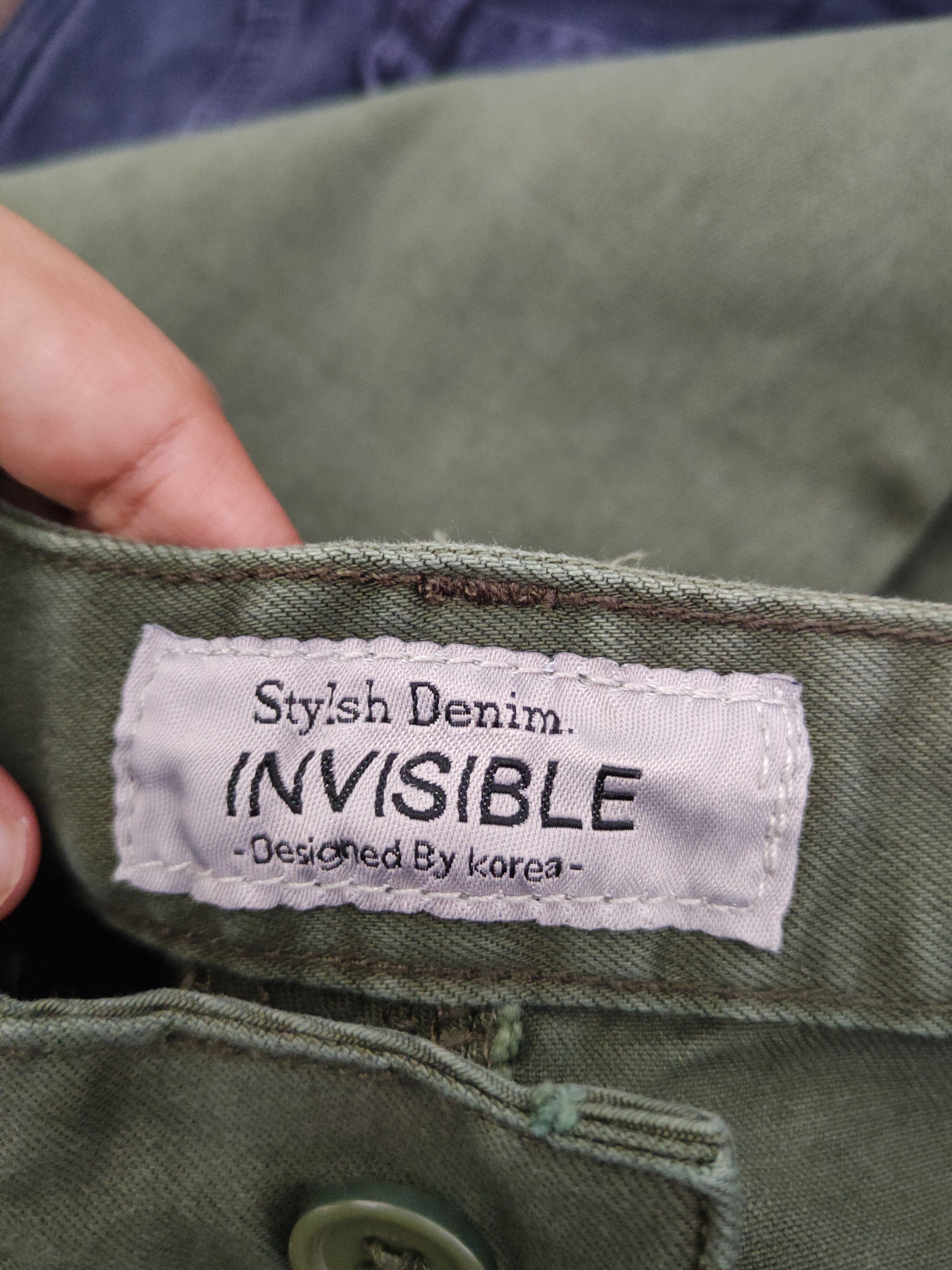 Japanese Brand DLL Invisible Green Multipocket Tactical Cargo Pants #263 Size 31" - 14 Thumbnail
