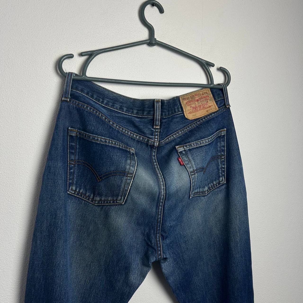 Levi's Vintage Clothing vintage levis 751 Baggy Blue denim streetwear jeans Size US 34 / EU 50 - 2 Thumbnail