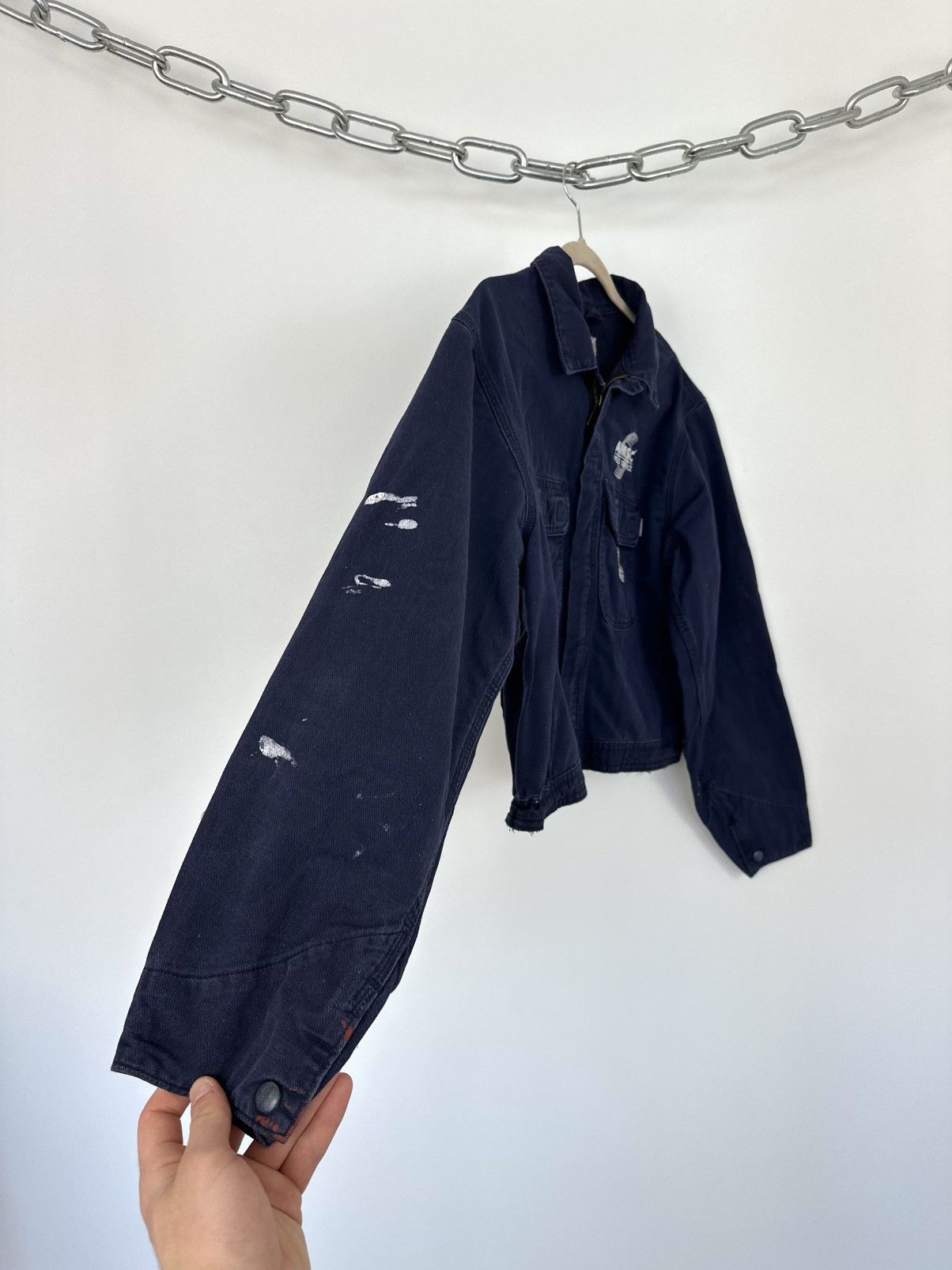 Carhartt Vintage 90s Carhartt Flame Resistant USA Cropped Work Jacket Size US S / EU 44-46 / 1 - 11 Thumbnail