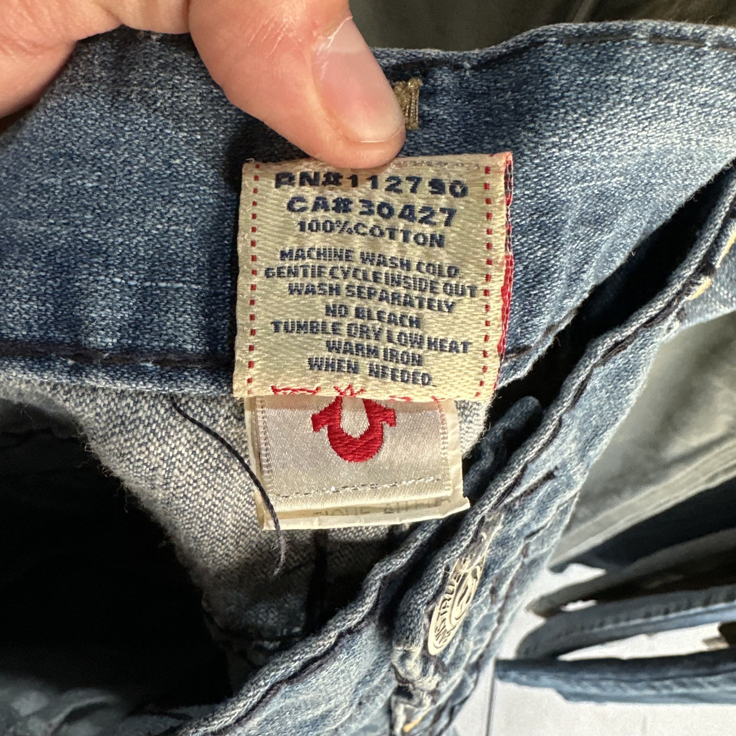 True Religion True Religion Billy Super T Jeans 38x33 Thick Stitching Size US 38 / EU 54 - 6 Thumbnail
