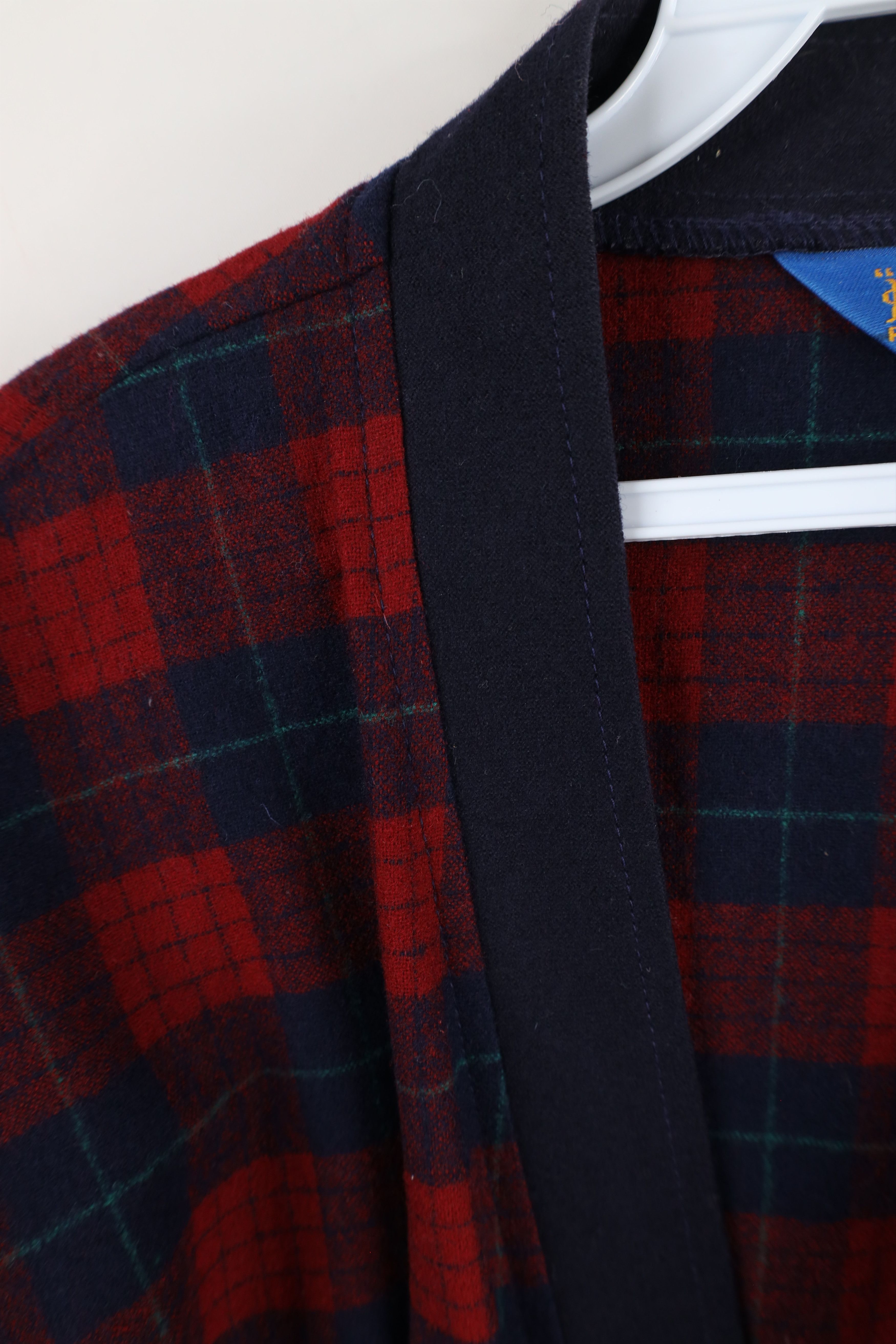 Pendleton × Vintage Vintage 70s Pendleton Virgin Knit Cardigan Sweater Plaid USA Size US XL / EU 56 / 4 - 8 Thumbnail