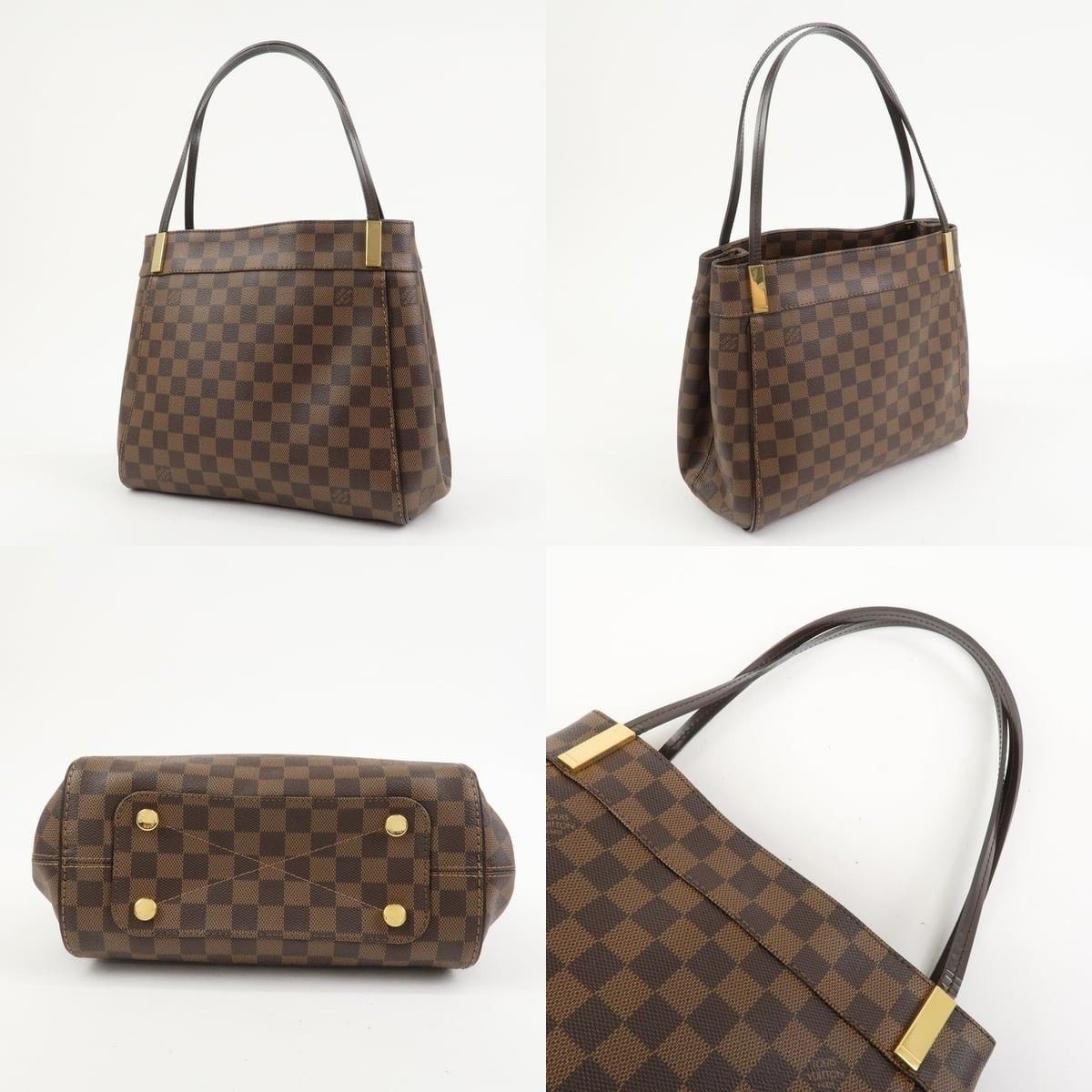 Louis Vuitton Louis Vuitton Damier Ebene Marylebone PM Shoulder Bag Brown Size ONE SIZE - 3 Thumbnail