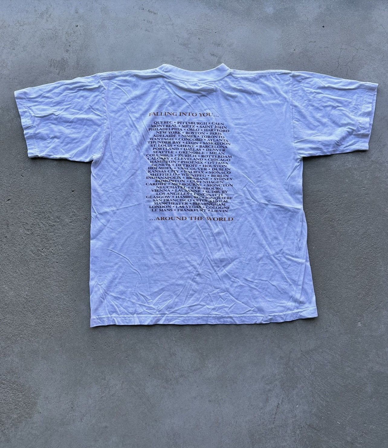 Vintage Vintage Celine Dion Tour T-Shirt Size US XL / EU 56 / 4 - 2 Thumbnail