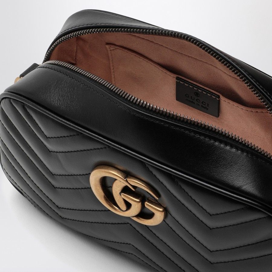 Gucci o1d2blof0824 Size: OS / GG Marmont Small Bag in Black Size ONE SIZE - 4 Thumbnail