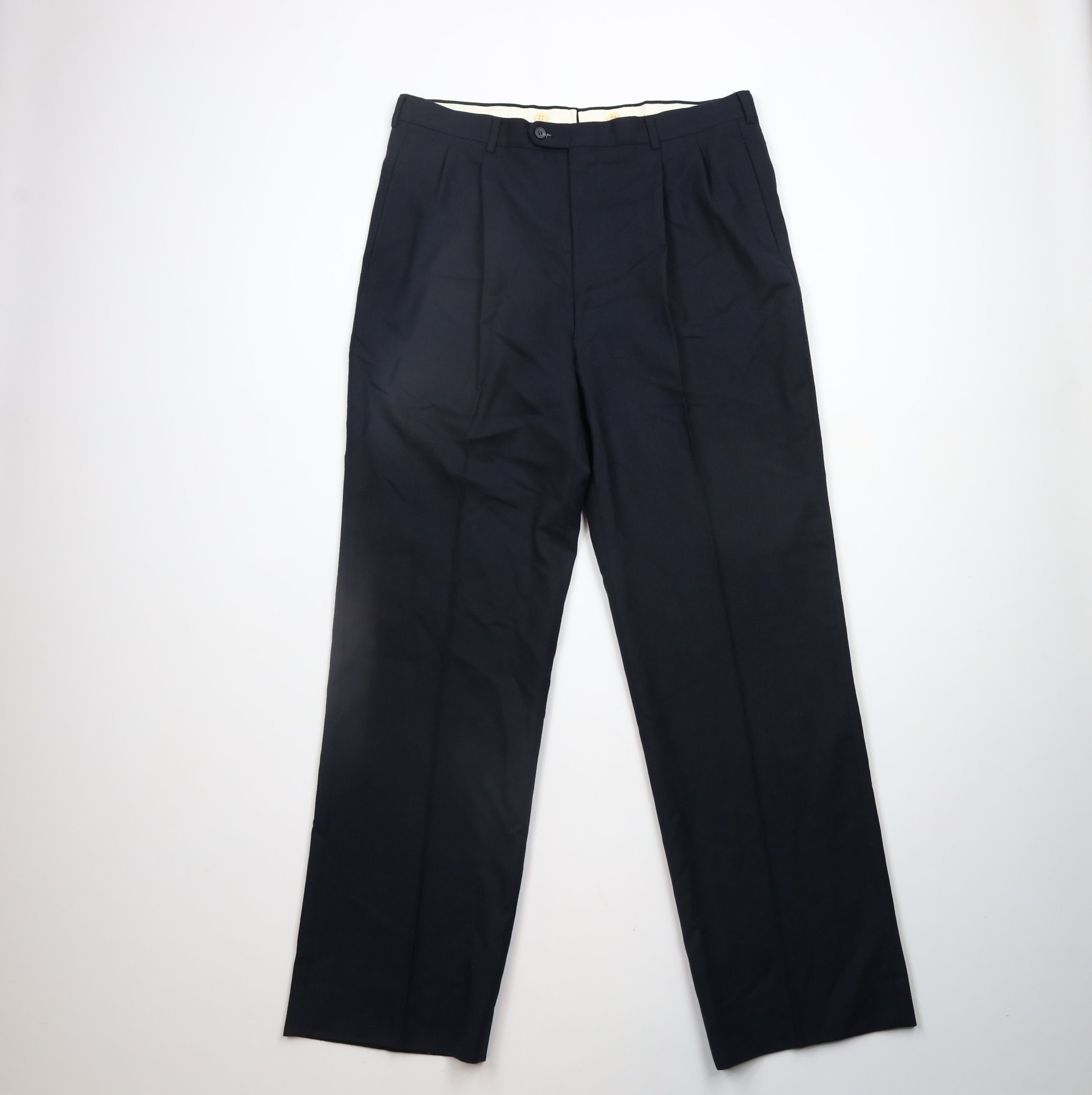 Vintage Vintage 70s Streetwear Herringbone Wool Bell Bottoms Pants Size US 36 / EU 52 - 1 Thumbnail