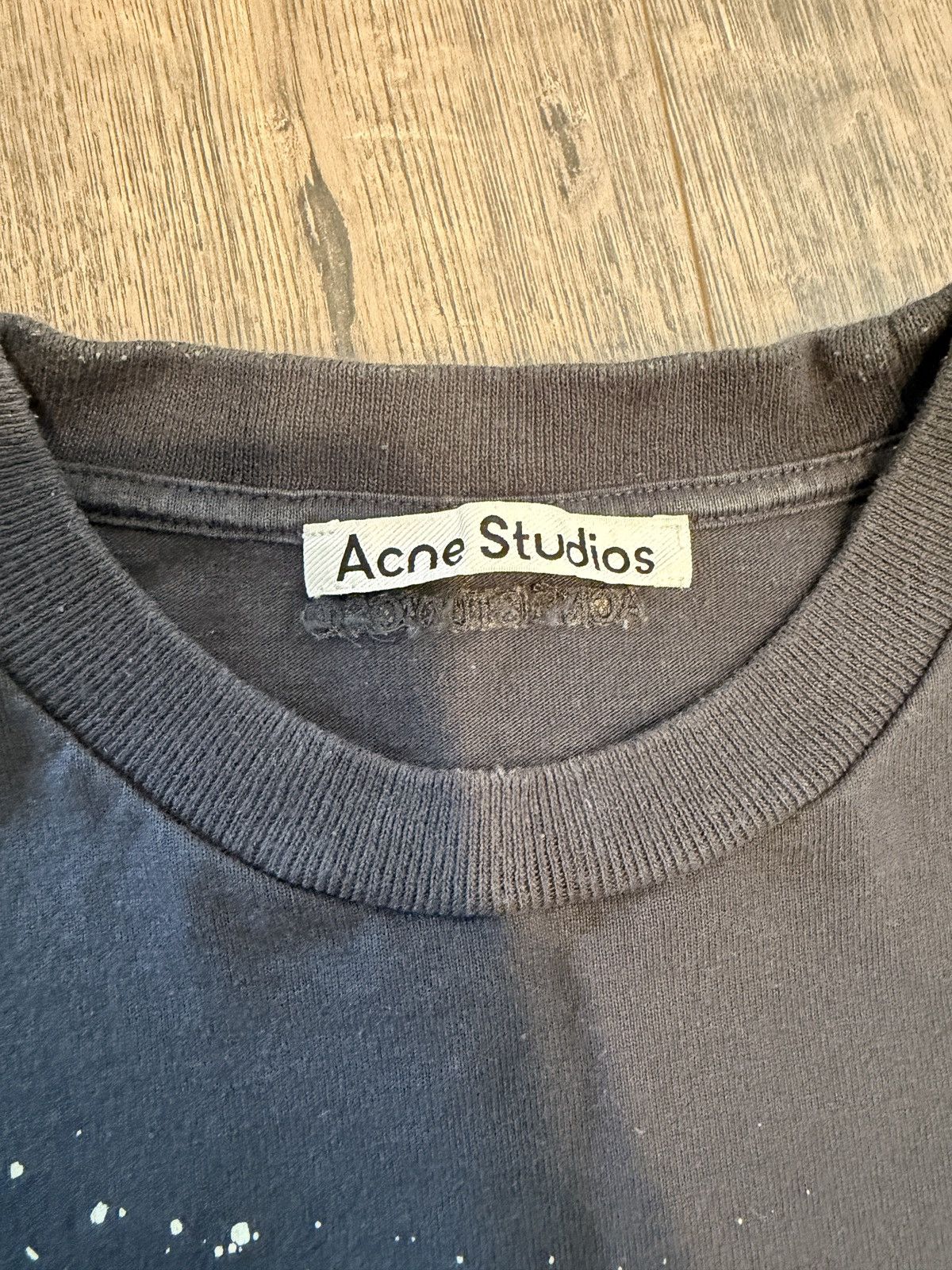 Acne Studios Acne studios black hole tee Size US S / EU 44-46 / 1 - 3 Thumbnail
