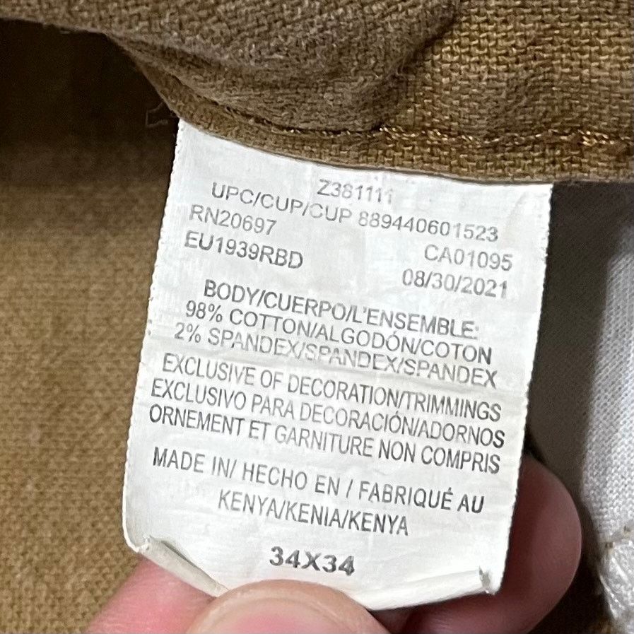 Dickies Dickies Distressed Faded Carpenter Tan Workwear Pants 34x32 Size US 34 / EU 50 - 5 Thumbnail