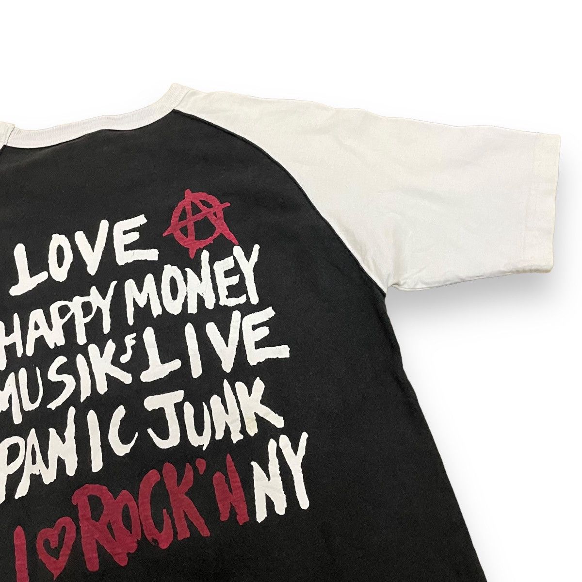 Seditionaries 🇯🇵 D.F.F DOCALME FORTY FIVE ANARCHY WORDING TSHIRT Size US M / EU 48-50 / 2 - 5 Thumbnail