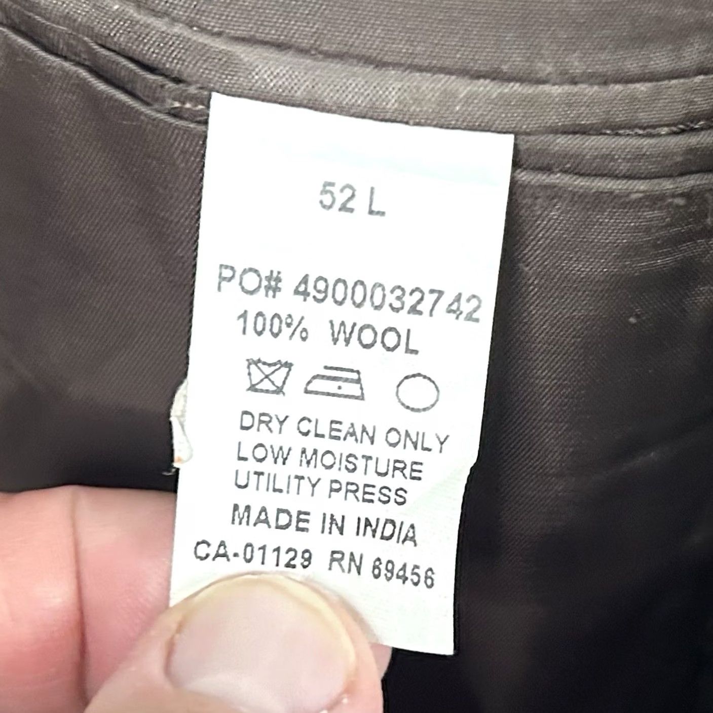 Calvin Klein Calvin Klein Sport Coat 52L Brown Wool Peak Lapel Two Button Double Vented Men Size 52 Jacket Long Formal 2 Piece Mens 100% Wool Big & Tall Size US XS / EU 42 / 0 - 4 Thumbnail