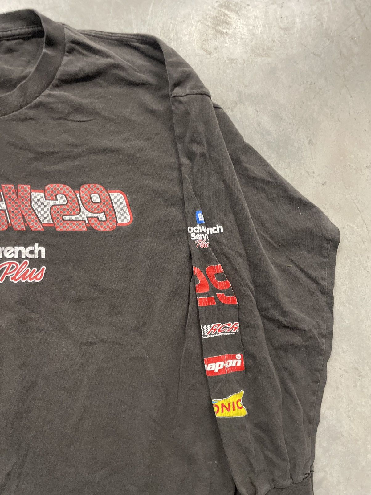 Vintage Vintage Y2K Sun Faded Nascar Harvick 29 Long Sleeve Size US XL / EU 56 / 4 - 3 Thumbnail