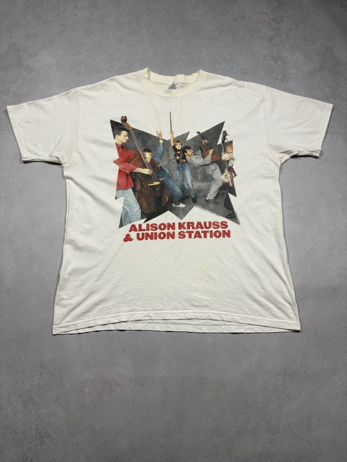 Band Tees Vintage 1997 Alison Krauss & Union Station Screen Play Tee Size US XL / EU 56 / 4 - 1 Thumbnail